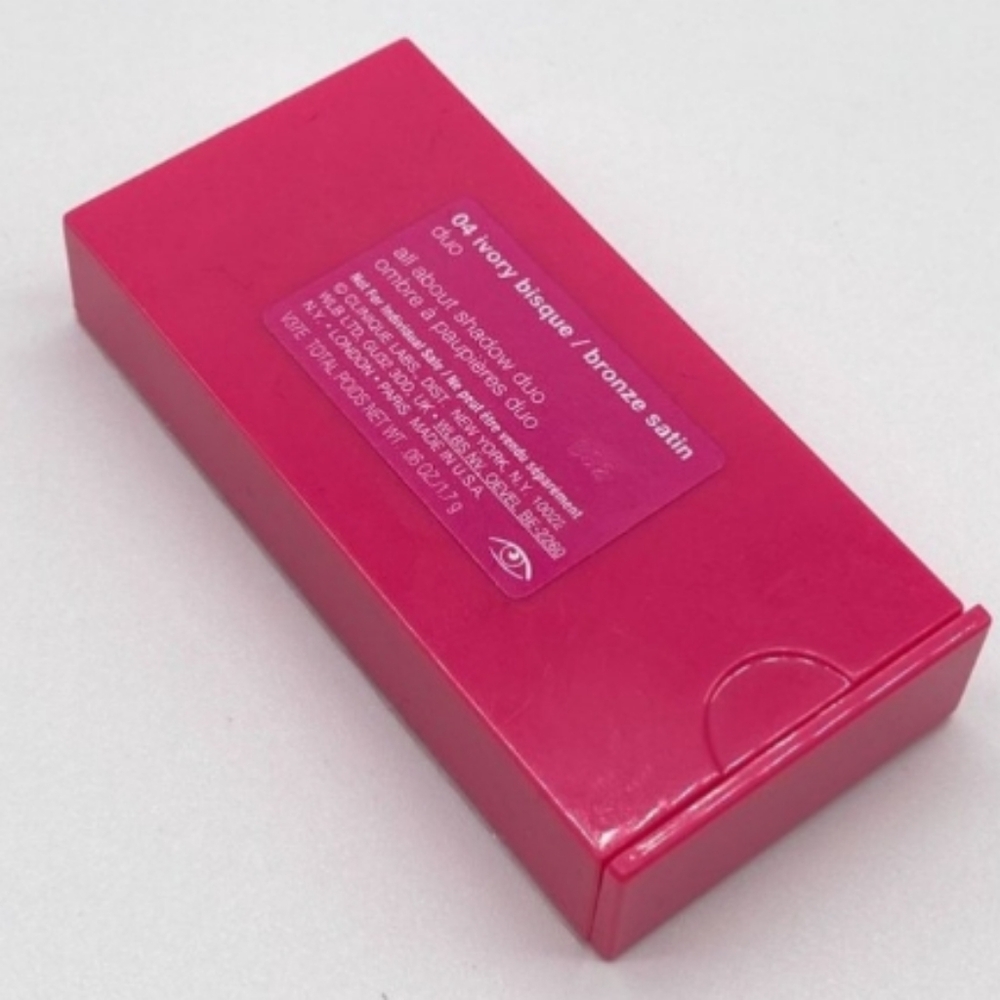 Clinique All About Shadow Duo 2 sets in Duo Ivory Bisque Bronze Eye makeup NEW - Picture 4 of 6